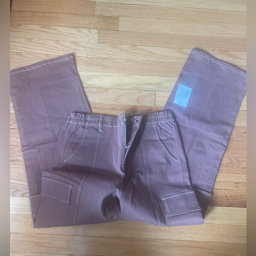 Forever 21 Cargo Pants Light Brown XL NEW